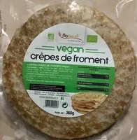 Mängden socker i Crêpes de froment, vegan