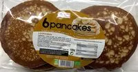 Mängden socker i 6 pancakes