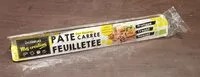Mängden socker i pates carrée feuilletée pur beurre