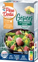 Mängden socker i Gésiers de Canard