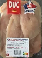 Mängden socker i Filets de poulet tranches