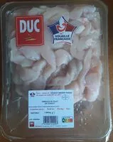 Mängden socker i Émincés de filet de poulet