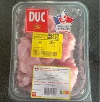 Mängden socker i Eminces de filet de dinde