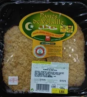 Mängden socker i Panés de volaille halal