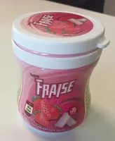 Mängden socker i Chewing-gum sans sucres - Fraise