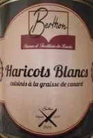 Mängden socker i Haricots blancs cuisinés à la graisse de canard