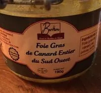 Mängden socker i Foie gras de canard entier du Sud Ouest