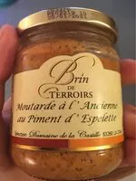 Mängden socker i Moutarde à l'Ancienne au Piment d'espelette