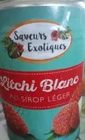 Mängden socker i Litchi blanc (au sirop léger)