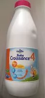Mängden socker i Baby croissance 4 de candia