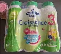 Mängden socker i Candia lait croissance