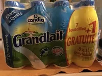 Mängden socker i GrandLait demi-écrémé (7 bouteilles + 1 gratuite)