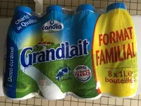 Mängden socker i GrandLait Demi-écrémé (format familial)