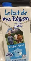 Mängden socker i Le lait de ma Région