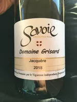 Mängden socker i Jacquère Domaine Grisard