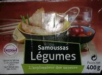 Mängden socker i Samoussas aux légumes