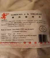 Mängden socker i Samoussa à la volaille