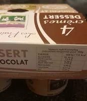 Mängden socker i Les Prairies de la Gartempe creme dessert chocolat x4