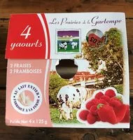 Mängden socker i 4 yaourts 2 fraises 2 framboises