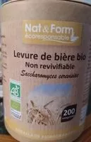 Mängden socker i Nat & Form Levure De Bière Bio 200 Comprimés