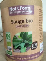 Mängden socker i Sauge Bio éco-responsable - 200 Gélules - Nat & Form
