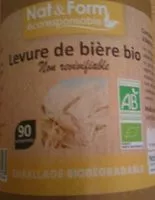 Mängden socker i Levure de bière bio