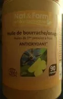 Mängden socker i Huile de bourrache/onagre