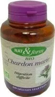 Mängden socker i Chardon-marie Bio - 200 Gélules - Nat & Form