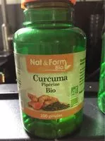Mängden socker i Nat & Form Curcuma Piperine Bio 200 Gelules