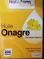 Mängden socker i Huile onagre