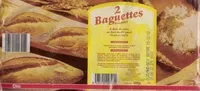 Mängden socker i Baguettes Précuites