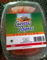 Mängden socker i Carottes râpées