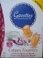 Mängden socker i Crêpes Fourrées crème & oignon de Roscoff