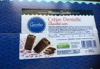 Mängden socker i Crêpe Dentelle Chocolat Noir