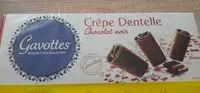 Mängden socker i crêpes dentelle chocolat noir