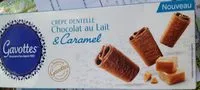 Mängden socker i Crêpe Dentelle chocolat Lait Caramel