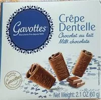 Mängden socker i Crêpe Dentelle Chocolat au Lait
