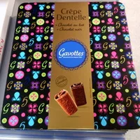 Mängden socker i Crêpes Dentelle Chocolat au lait & Chocolat noir