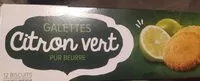 Mängden socker i Galettes citron vert pur beurre