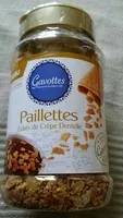 Mängden socker i Paillettes Eclats de Crêpe Dentelle