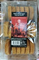 Mängden socker i Palets de Bretagne tout au beurre