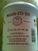 Mängden socker i Rillettes Boulvert