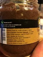 Mängden socker i Tapenade noir