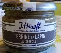 Mängden socker i Terrine de lapin au Serpolet