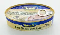 Mängden socker i Henaff Duck Mousse With Olives