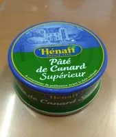 Mängden socker i Pâté de canard Supérieur