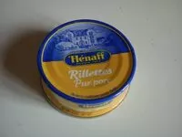 Mängden socker i Rillettes Pur Porc