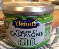 Mängden socker i Terrine de campagne BIO