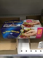 Mängden socker i Lot Pâté Hénaff