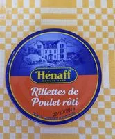 Mängden socker i Rillettes de poulet roti